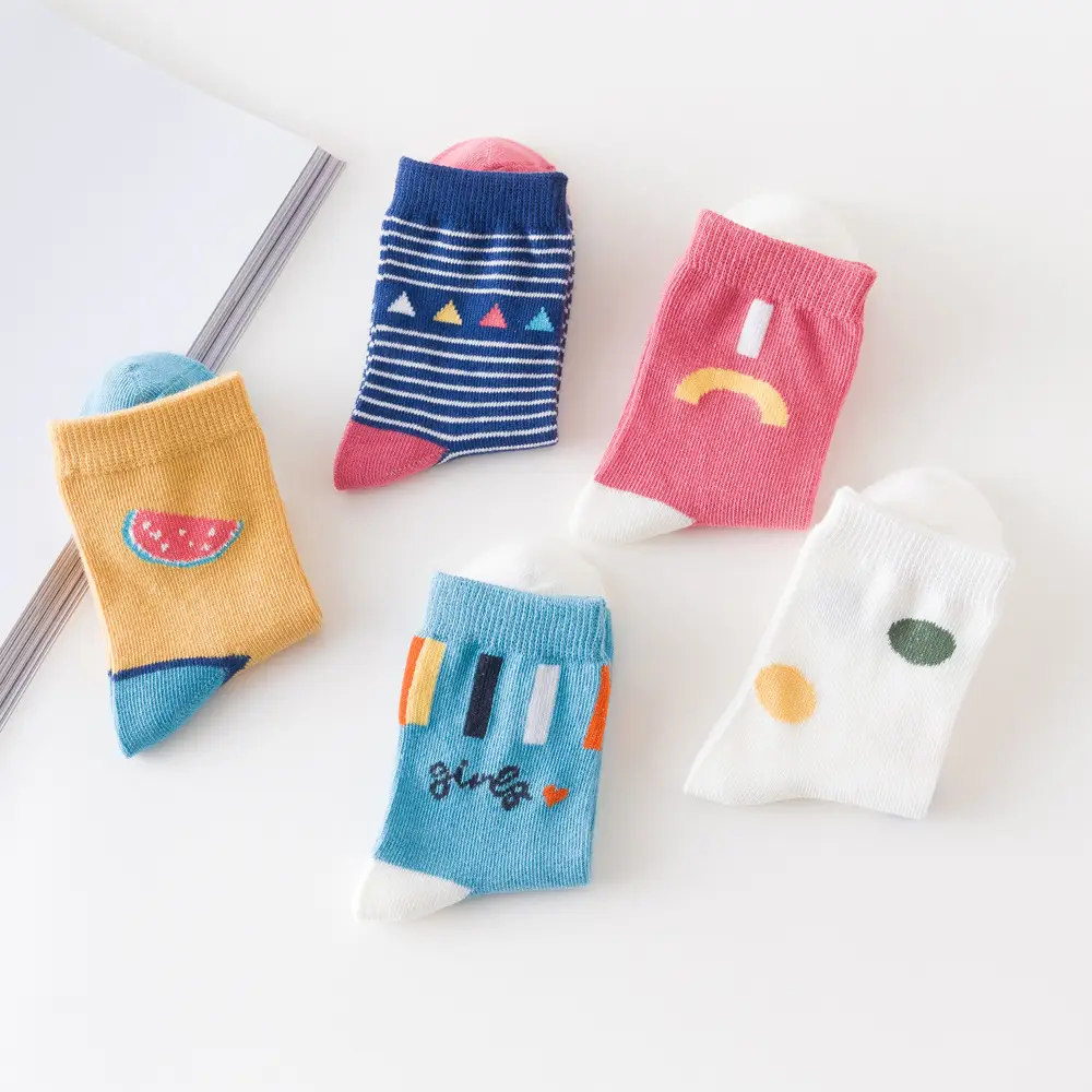 Cute Cartoon Socks for Girls 3-12 Years Old