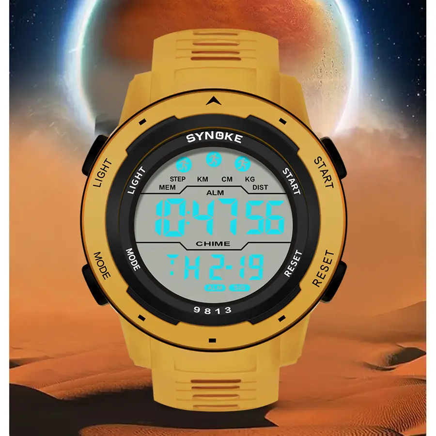 Men's Multifunctional Waterproof Sports Watch with Large Screen - Image 8