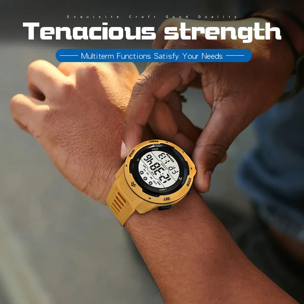 Men's Multifunctional Waterproof Sports Watch with Large Screen - Image 10