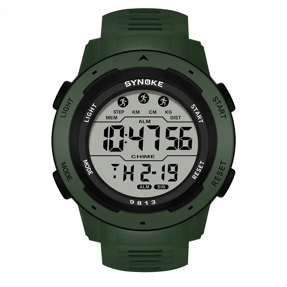 Men's Multifunctional Waterproof Sports Watch with Large Screen - Image 4