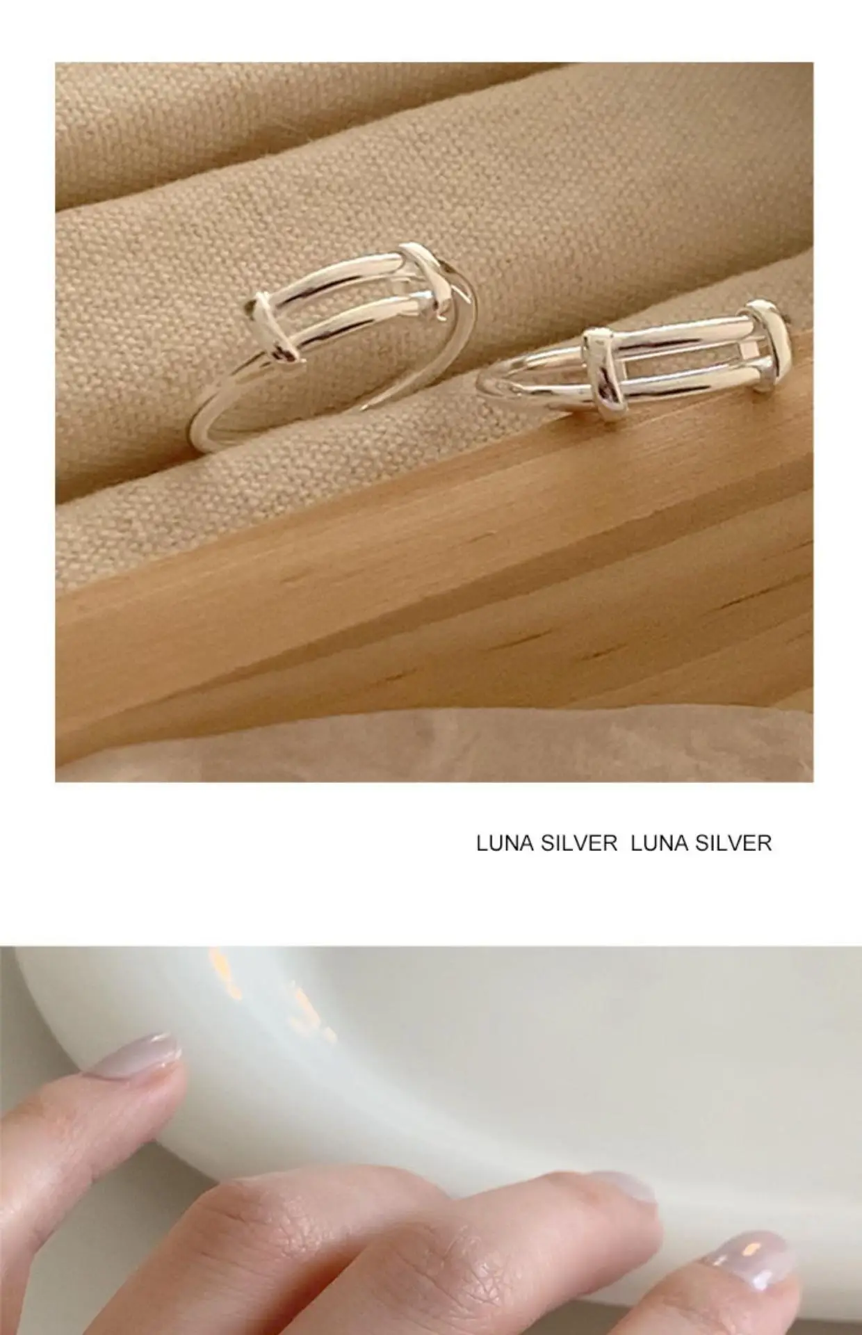 Stacked Finger Ring for Women Retro Elegant Modern Design — feature 5