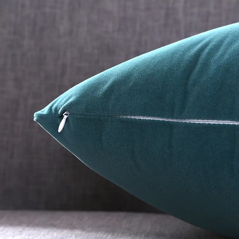 Nordic Velvet Pillowcase Brown Living Room Sofa Cushion - Image 13