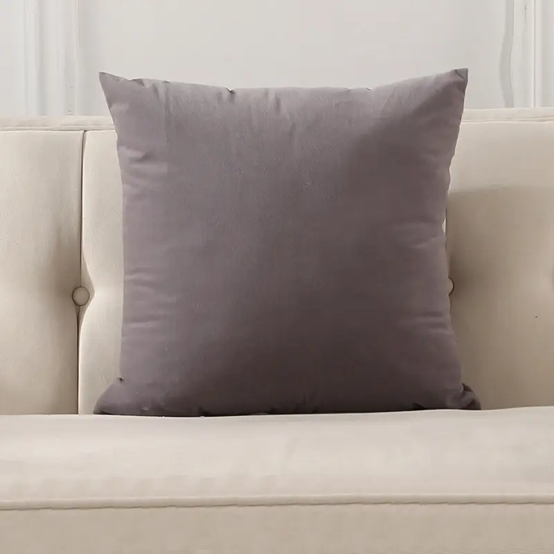 Nordic Velvet Pillowcase Brown Living Room Sofa Cushion - Image 9