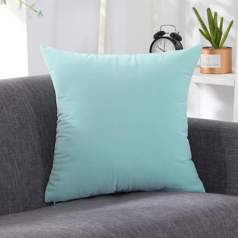Nordic Velvet Pillowcase Brown Living Room Sofa Cushion - Image 4