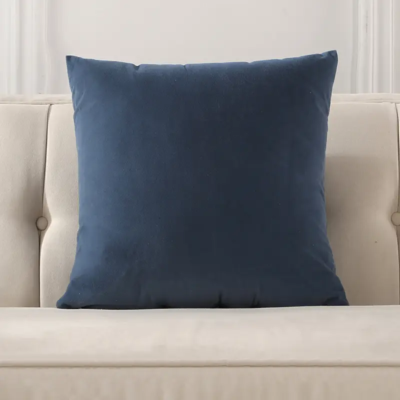 Nordic Velvet Pillowcase Brown Living Room Sofa Cushion - Image 6