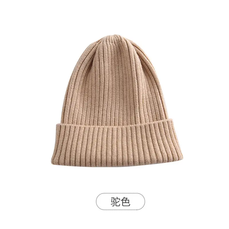 Winter Warm Knitted Beanie for Kids Girls Black - Image 4