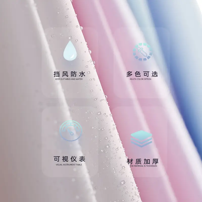 Parent-child Electric Battery Car Raincoat Single Motorcycle Transparent Long Body Rainstorm Poncho Wholesale - Image 21