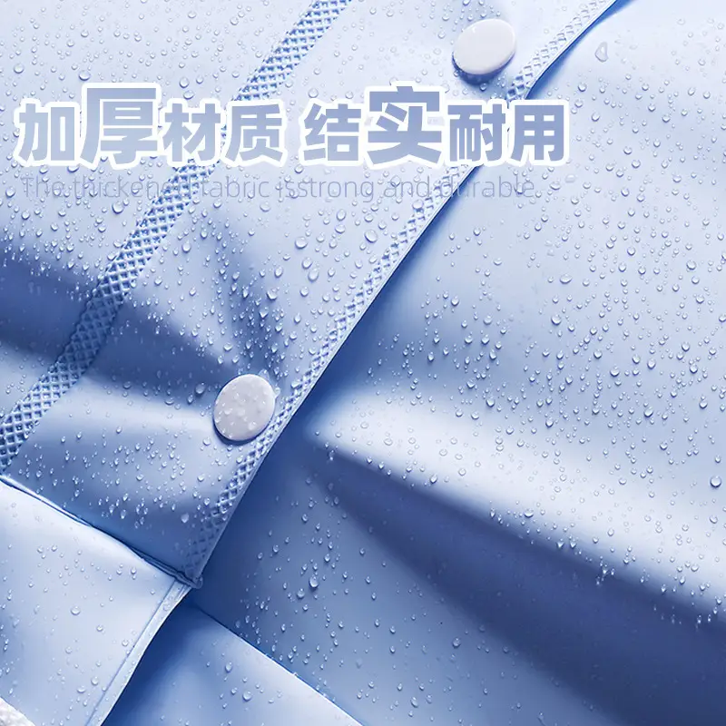 Parent-child Electric Battery Car Raincoat Single Motorcycle Transparent Long Body Rainstorm Poncho Wholesale - Image 22