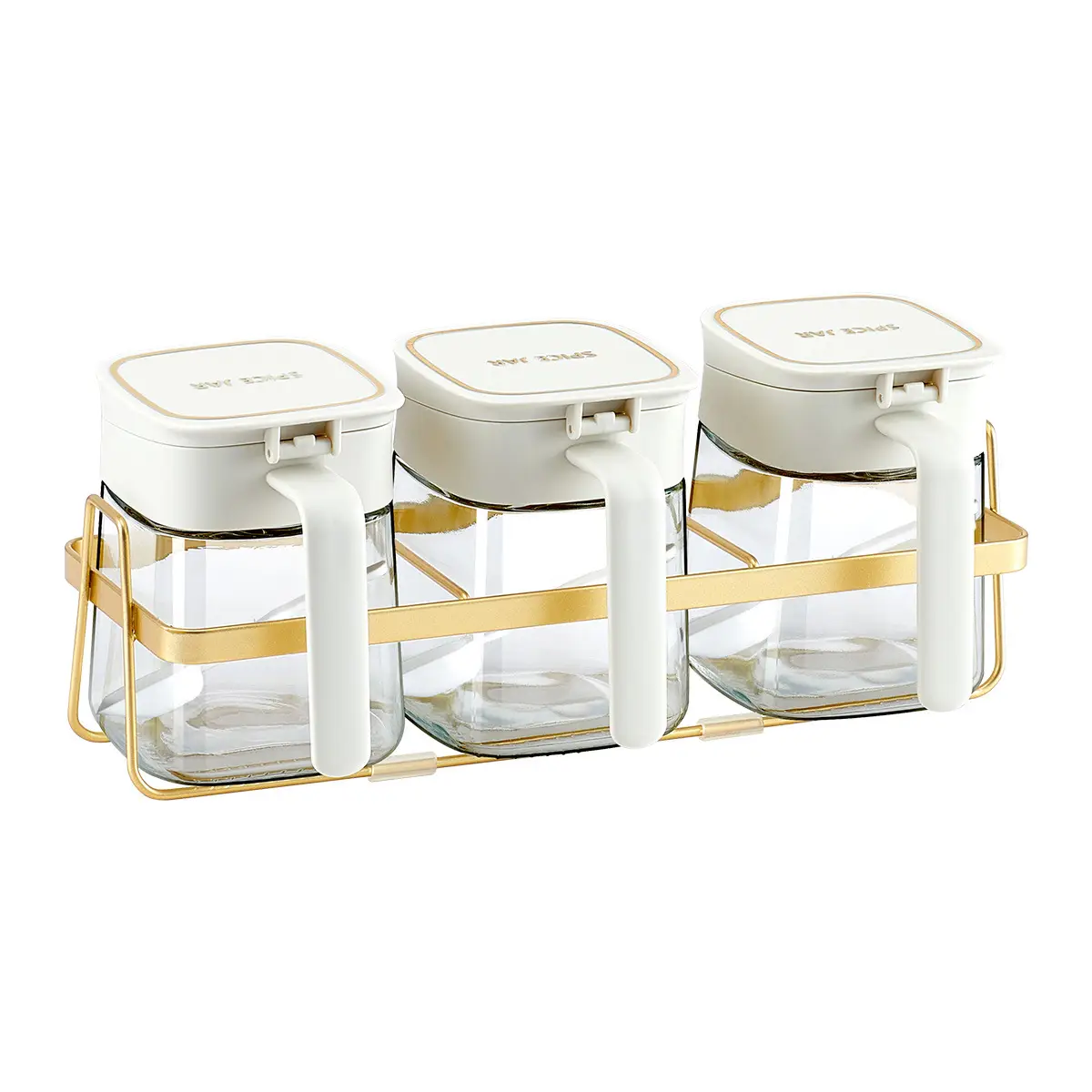 Glass Seasoning Box Set for Kitchen Storage - Image 8