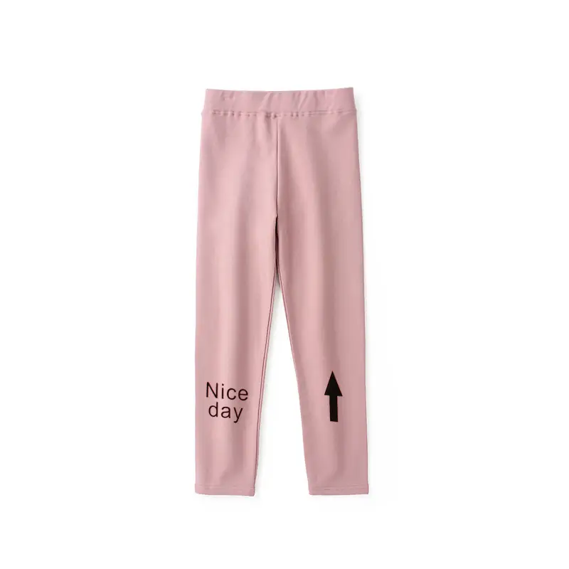 Pink Stretch Leggings for Girls Large Size - Image 6