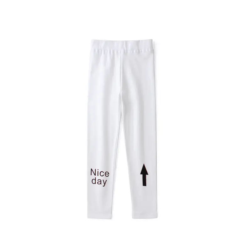 Pink Stretch Leggings for Girls Large Size - Image 3