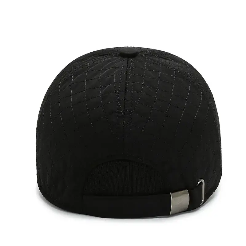Black Korean Style Baseball Cap for Men
