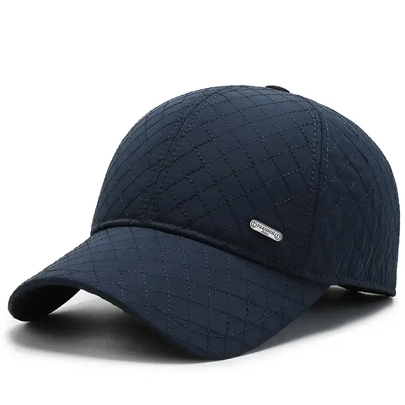 Black Korean Style Baseball Cap for Men