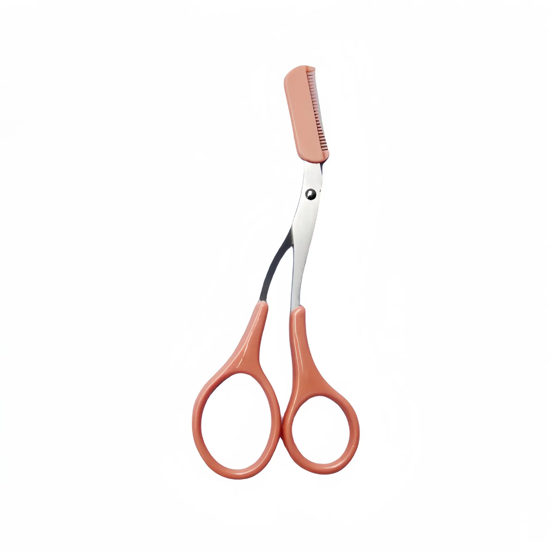 Stainless Steel Eyebrow Trimming Scissors with Round Nose Hair Scissors - Image 18