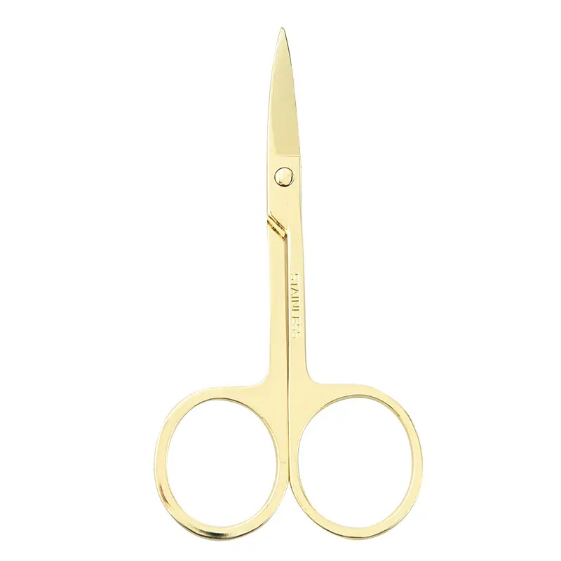 Stainless Steel Eyebrow Trimming Scissors with Round Nose Hair Scissors - Image 7