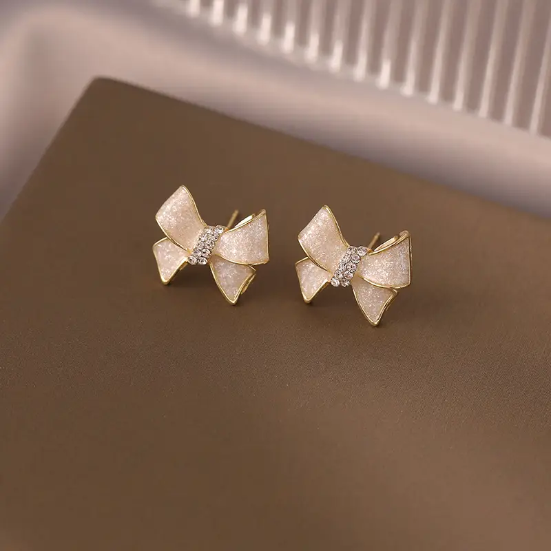 Sweet Butterfly Rhinestone Earrings for Women