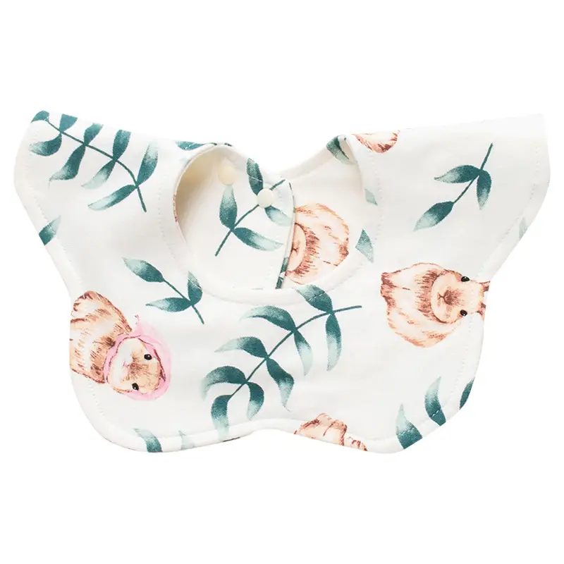 Baby Pure Cotton Bear Scarf Towel Set - Image 25