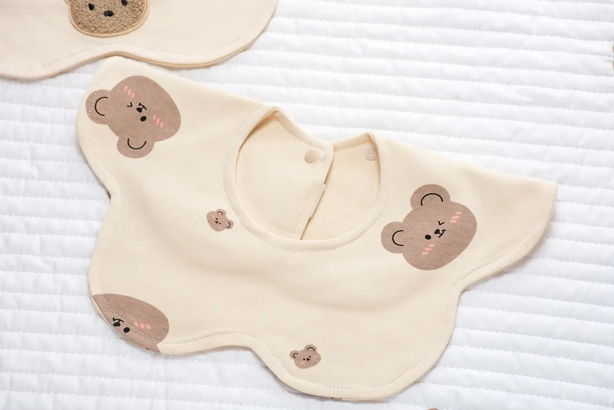 Baby Pure Cotton Bear Scarf Towel Set — feature 12