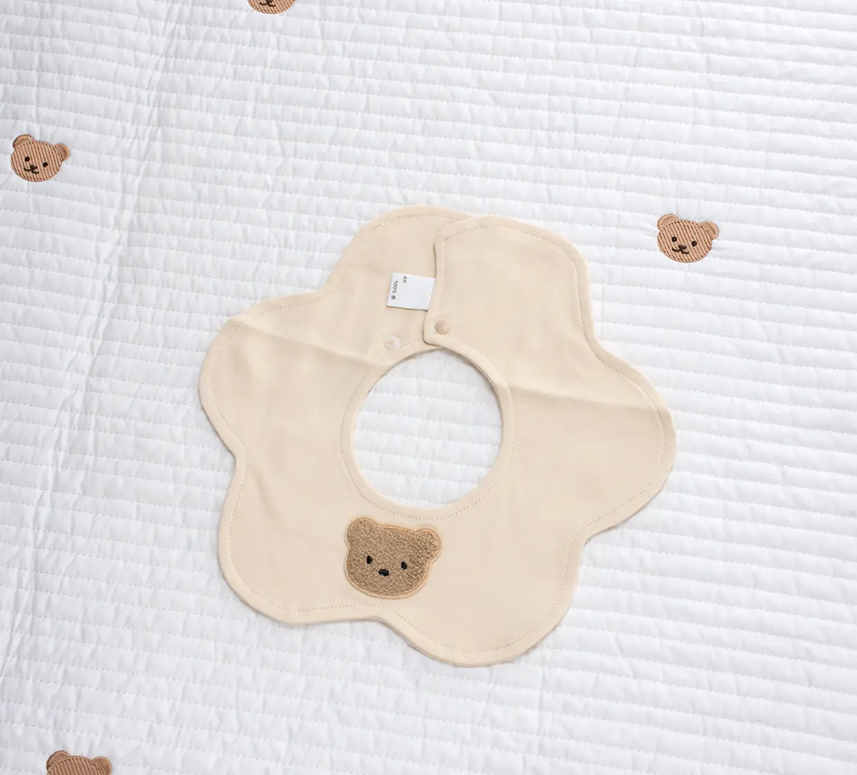 Baby Pure Cotton Bear Scarf Towel Set — feature 14