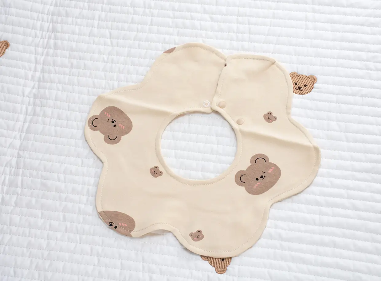 Baby Pure Cotton Bear Scarf Towel Set — feature 18