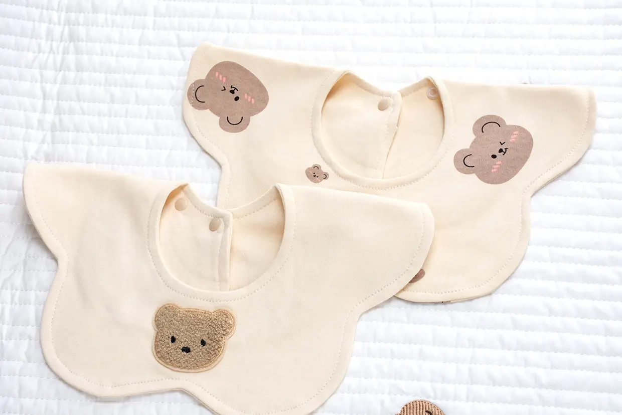 Baby Pure Cotton Bear Scarf Towel Set — feature 19