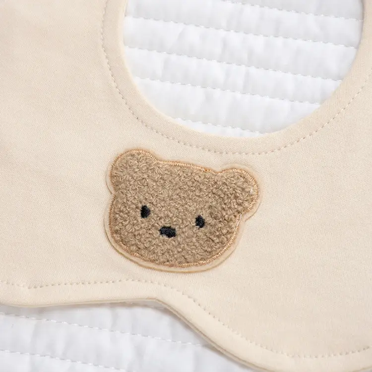 Baby Pure Cotton Bear Scarf Towel Set — feature 9