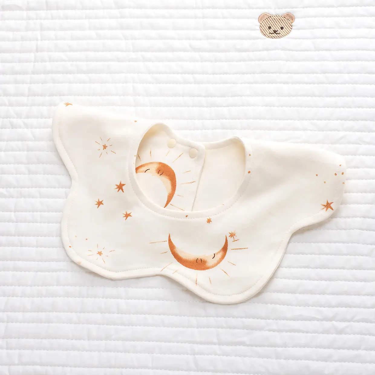 Baby Pure Cotton Bear Scarf Towel Set - Image 12