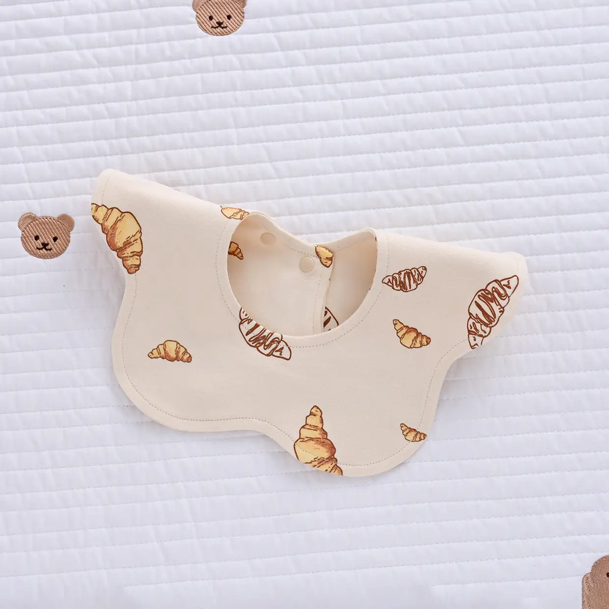 Baby Pure Cotton Bear Scarf Towel Set - Image 14