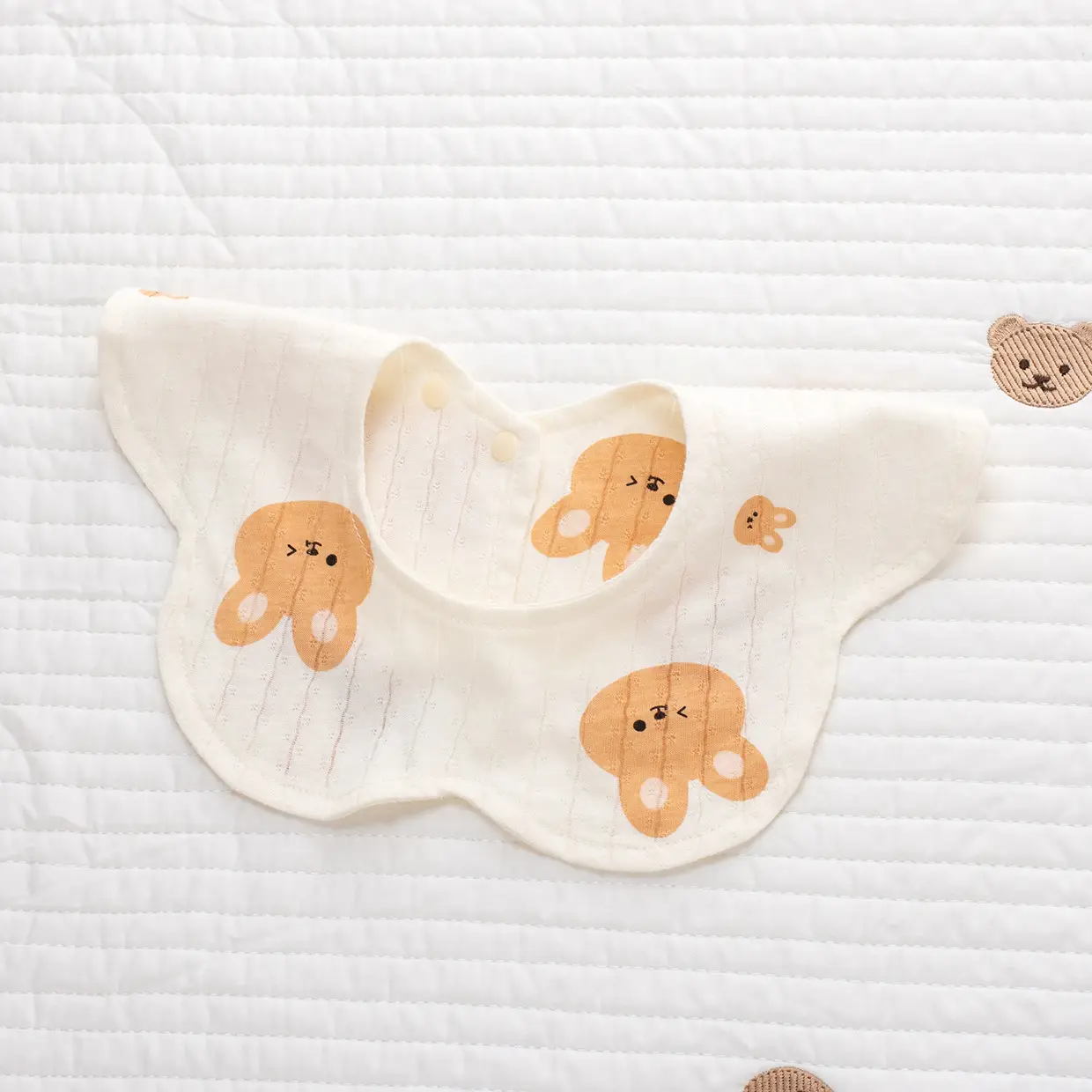 Baby Pure Cotton Bear Scarf Towel Set — feature 20