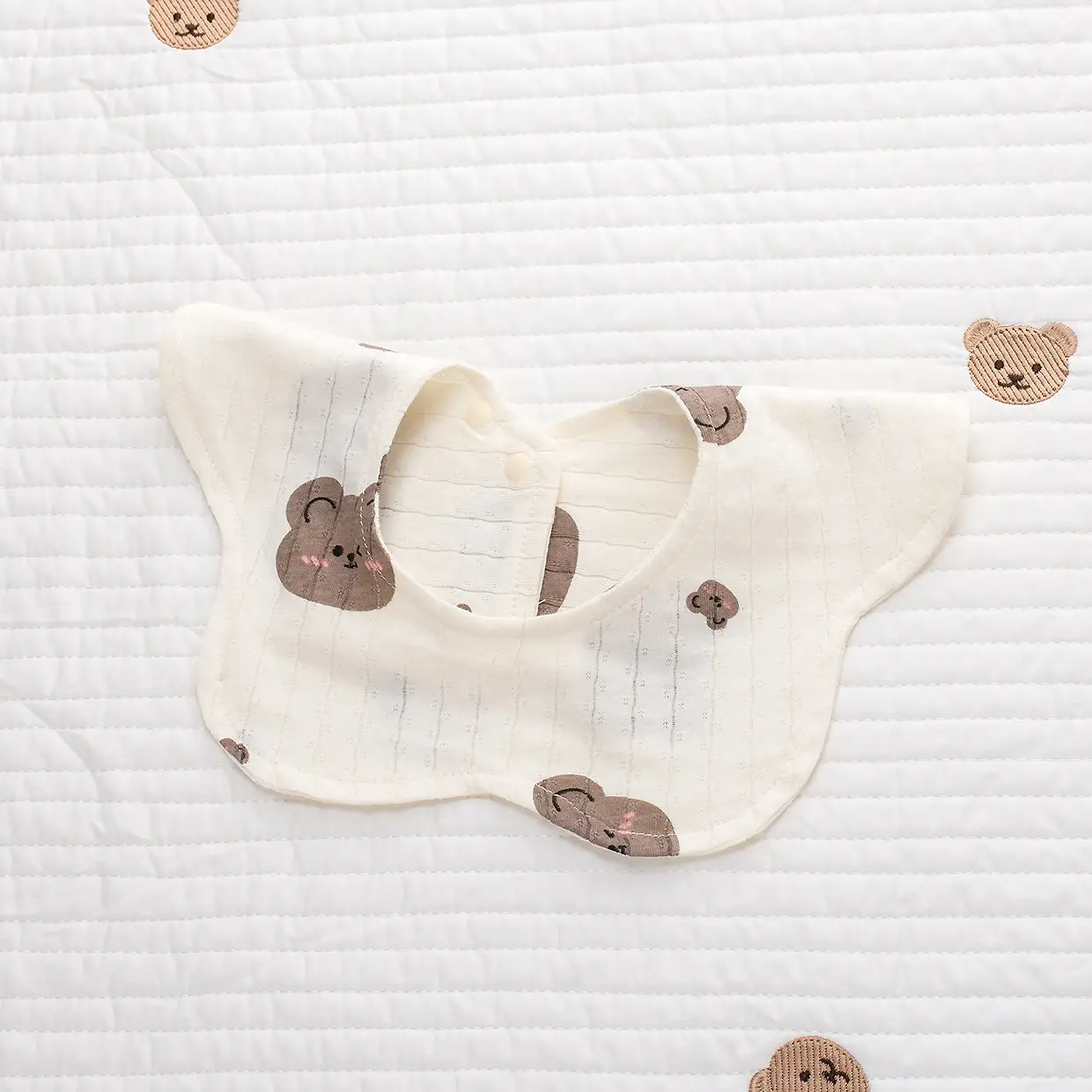 Baby Pure Cotton Bear Scarf Towel Set — feature 21