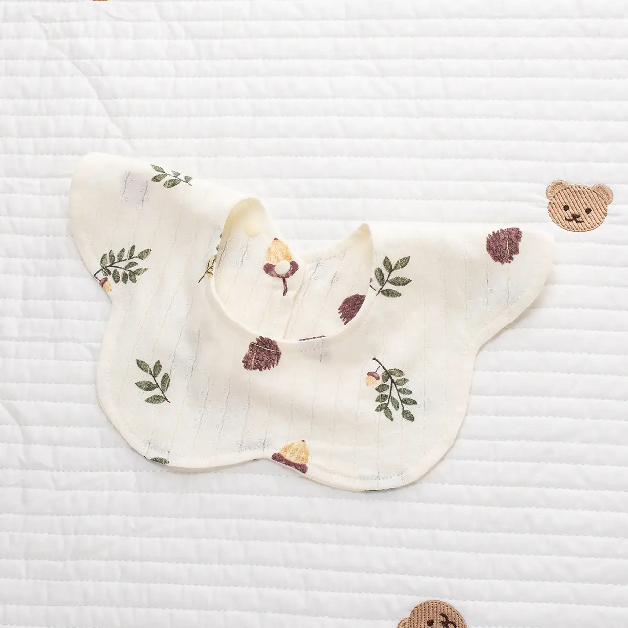 Baby Pure Cotton Bear Scarf Towel Set - Image 18