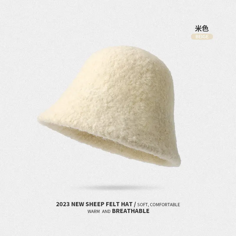 White Wool Balaclava for Winter Windproof Face Mask - Image 12