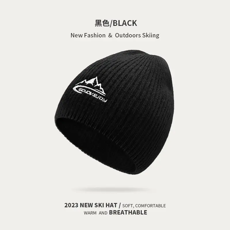White Wool Balaclava for Winter Windproof Face Mask - Image 2