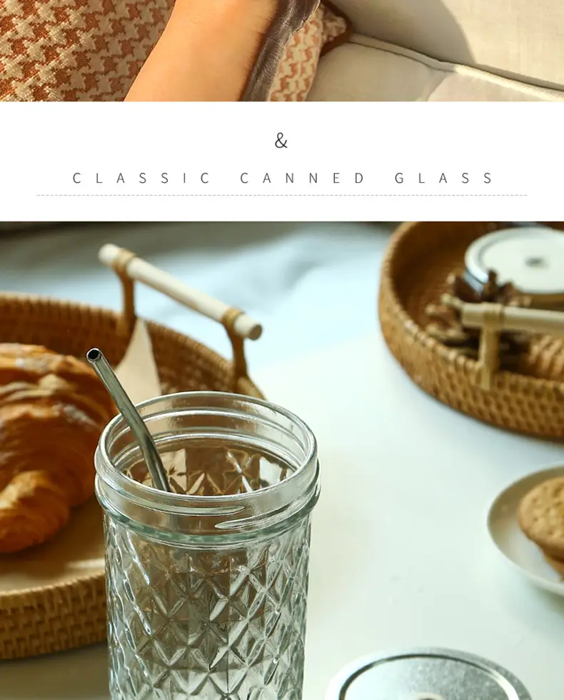 Glass Mason Cup Cold Brew with Straw & Lid — feature 8