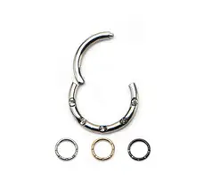 European & American Solder Ball Nose Rings for Piercing — feature 2