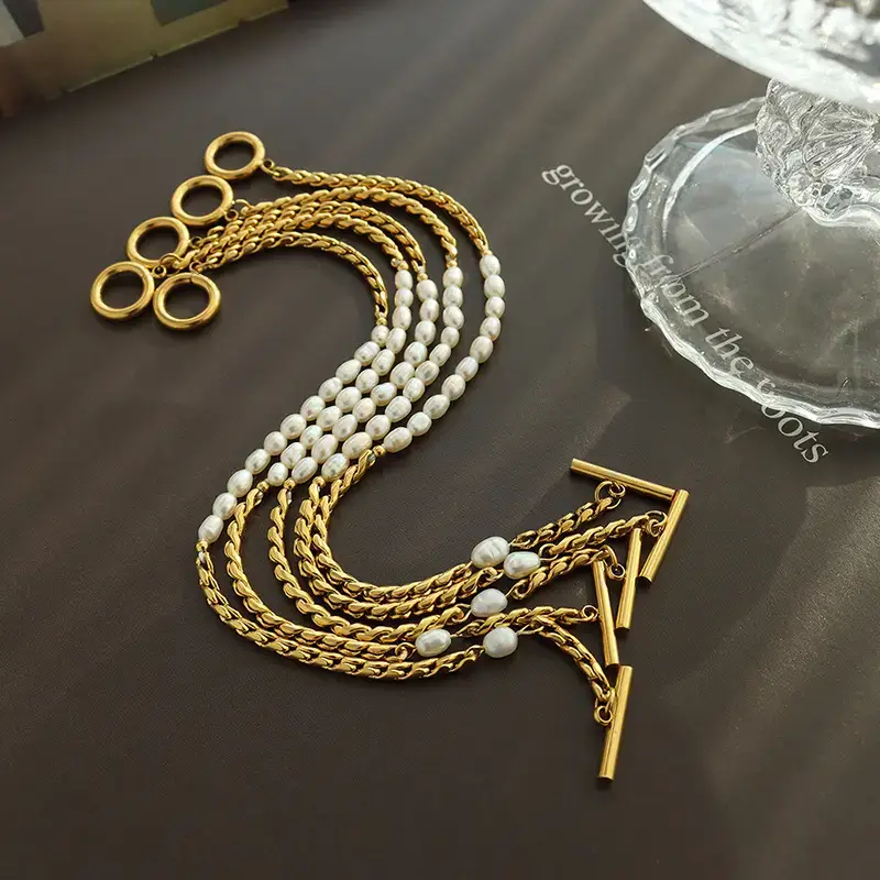 Korean Style Color-free Pearl Bracelet for Women
