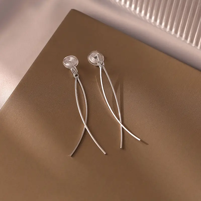 Cross Tassel Earrings for Women with Light Luxury Design - Image 5