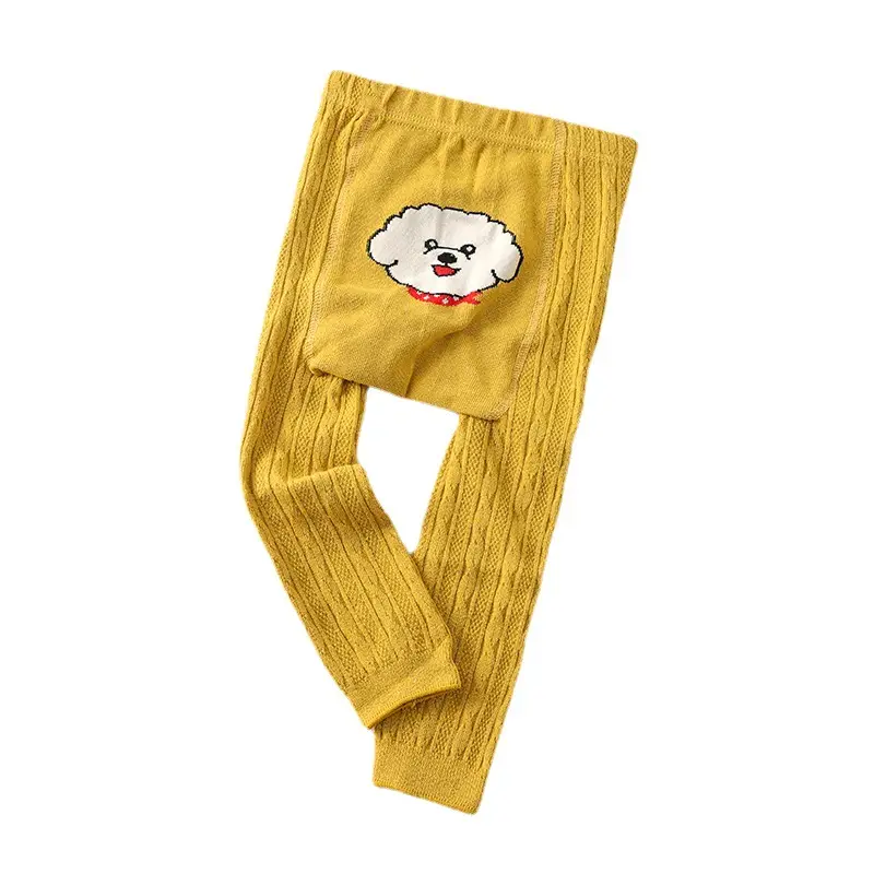 Baby Cotton Pants White Korean Cartoon 0-5Yr