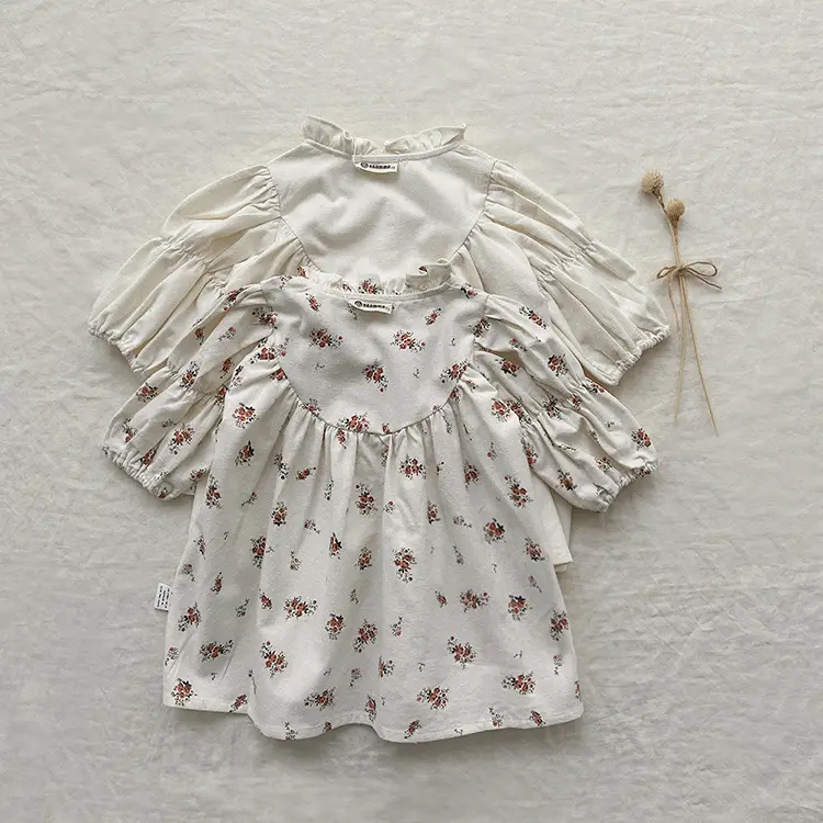 Girls Ruffled Collar Autumn Floral Dress 2026 — feature 22
