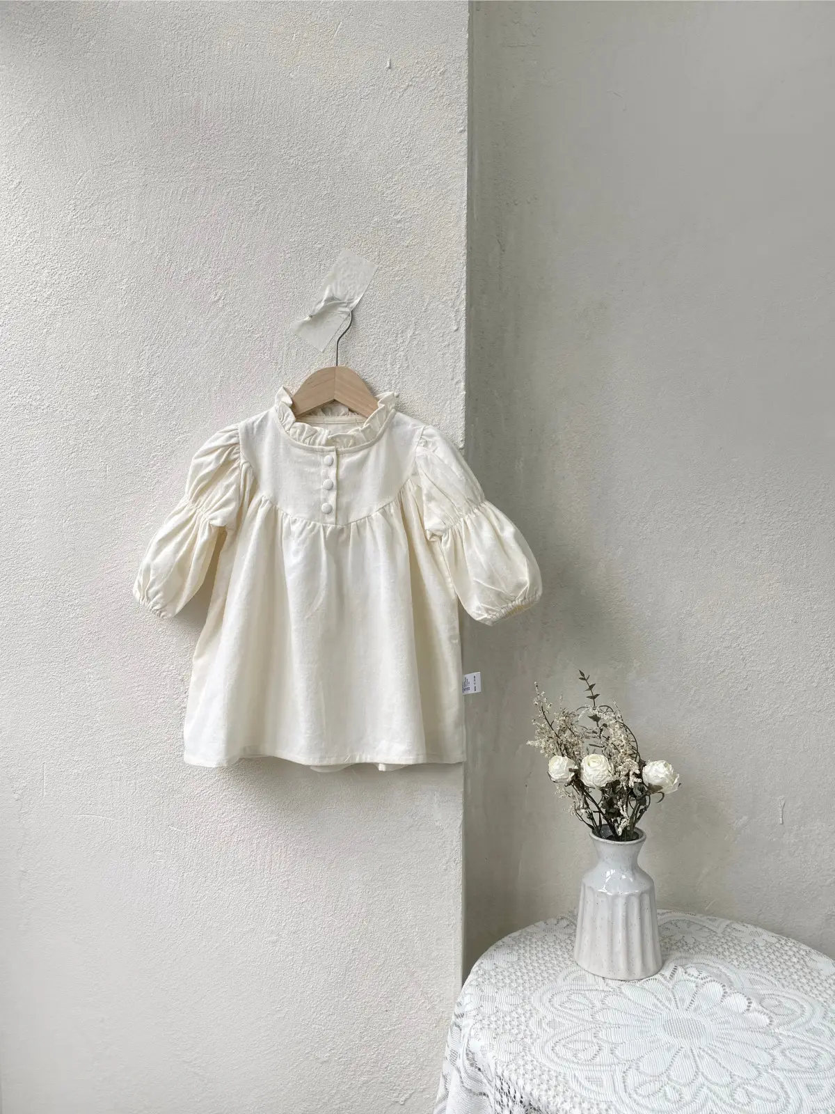 Girls Ruffled Collar Autumn Floral Dress 2026 — feature 35