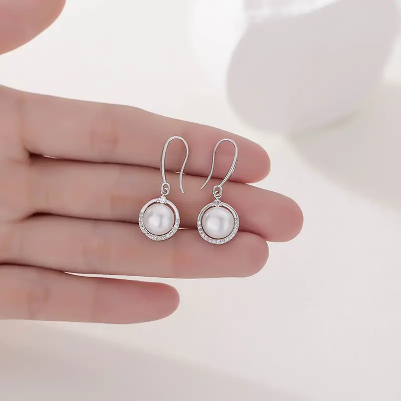 2022 French Pearl Ear Hooks for Women Elegant All Match - Image 4
