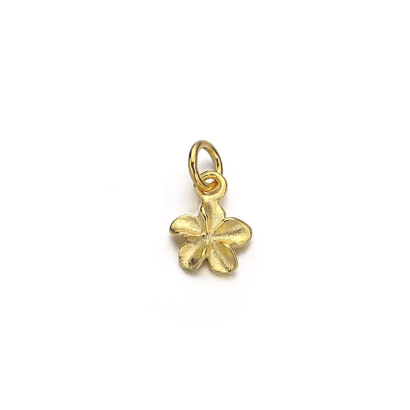 S925 Sterling Silver Bauhinia Flower Pendant Bracelet Set - Image 8