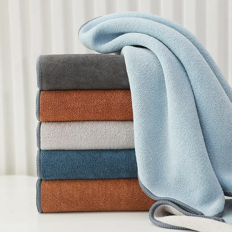 Car Wash Towel Strong Absorbent Velvet Fiber Multi Color