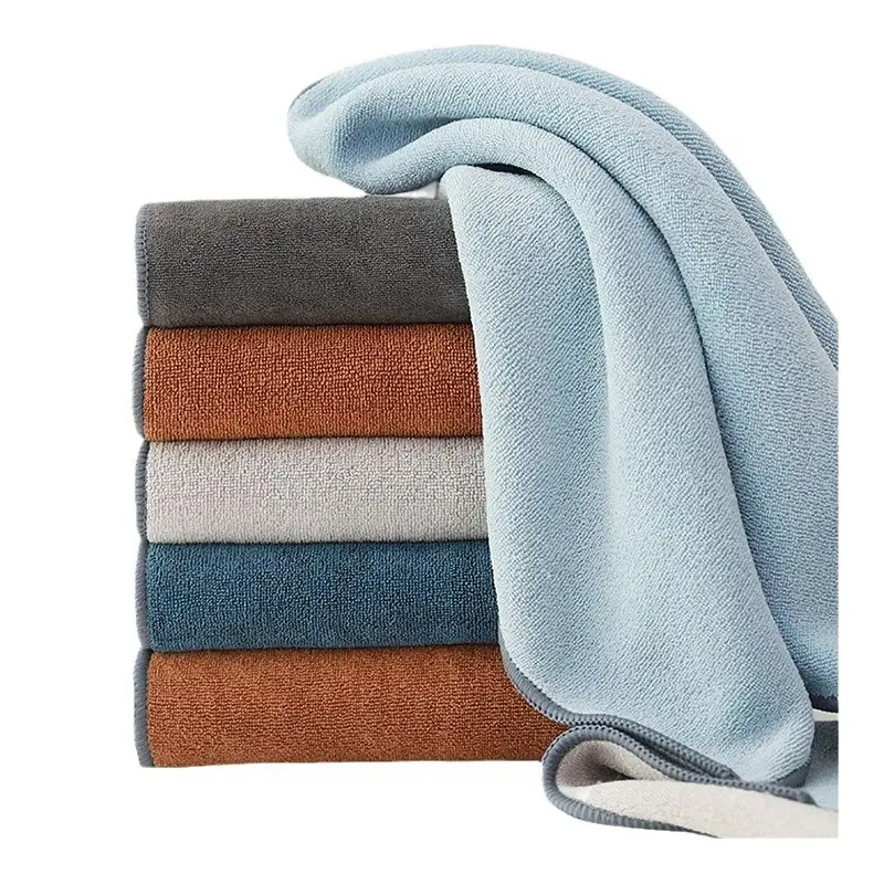 Car Wash Towel Strong Absorbent Velvet Fiber Multi Color