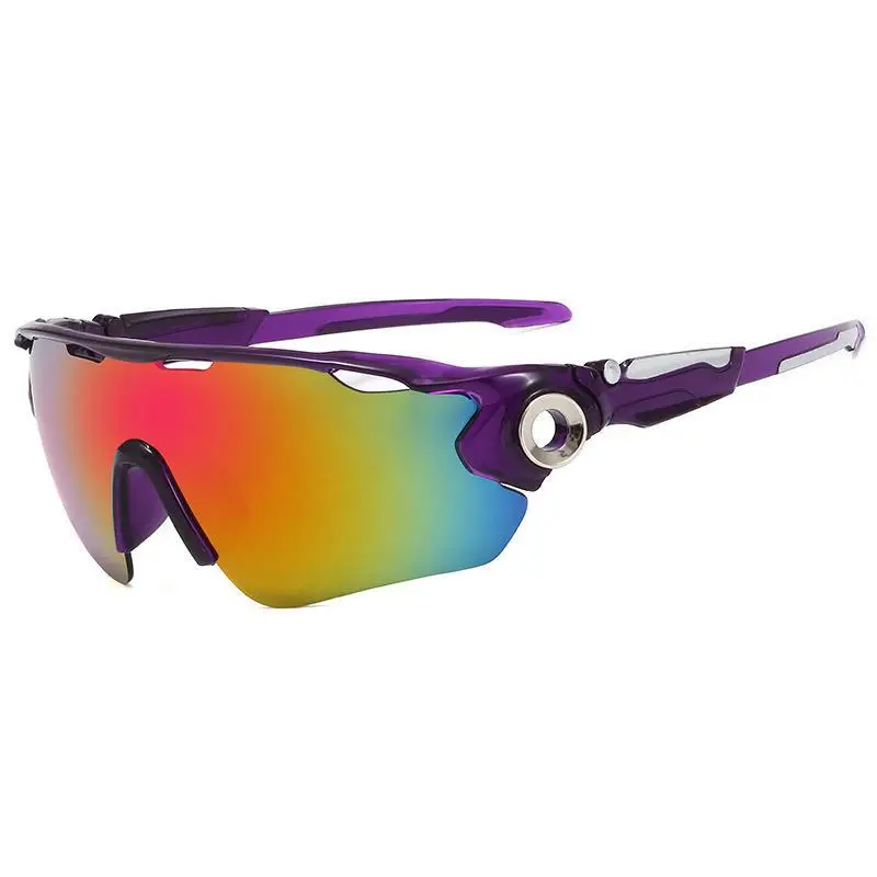 Men Cycling Sunglasses Windproof Rainbow Lensed