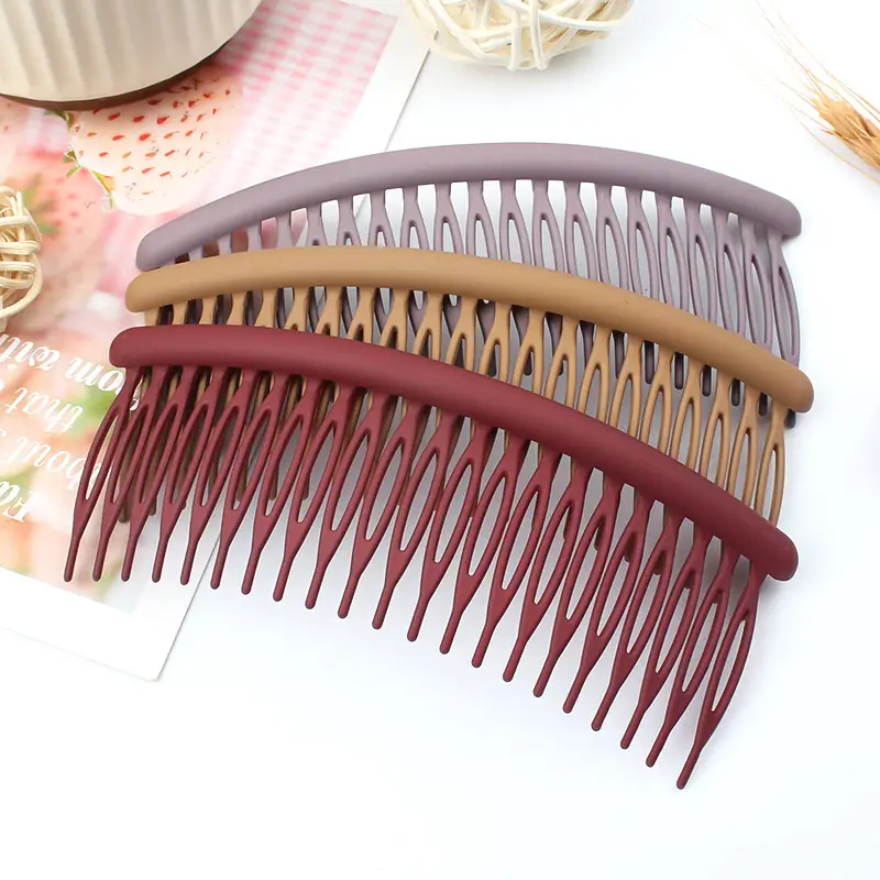 Black 21-Tooth Hair Comb for Women's Bangs - Image 17
