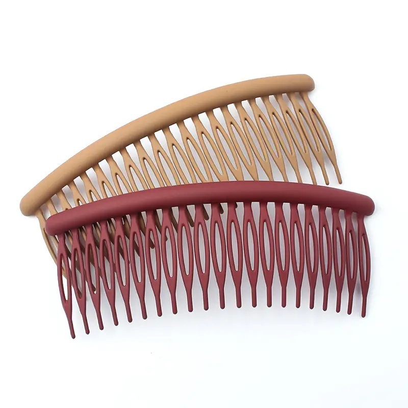 Black 21-Tooth Hair Comb for Women's Bangs - Image 20