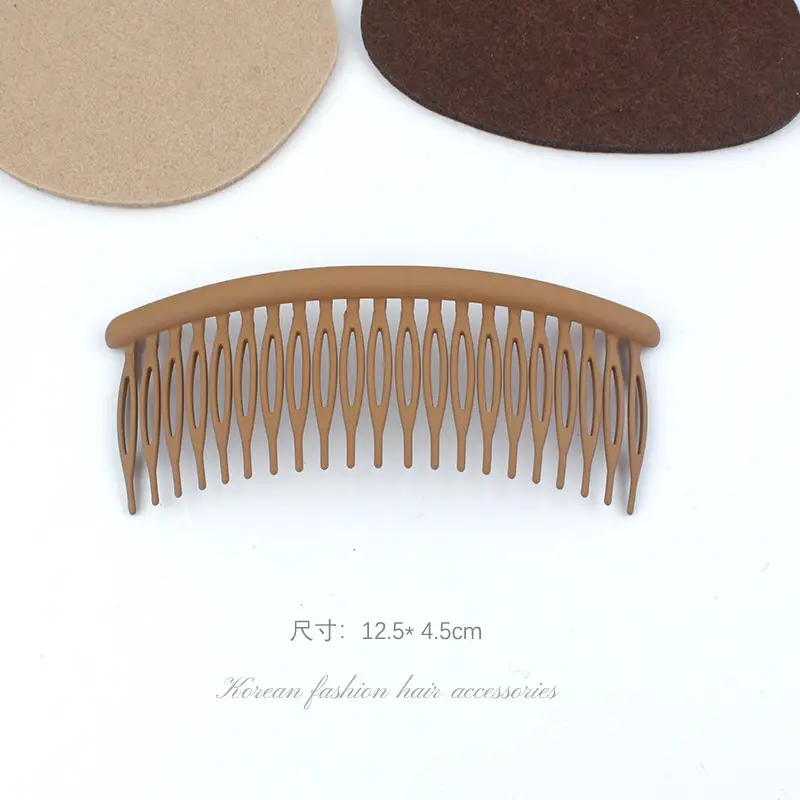 Black 21-Tooth Hair Comb for Women's Bangs - Image 9
