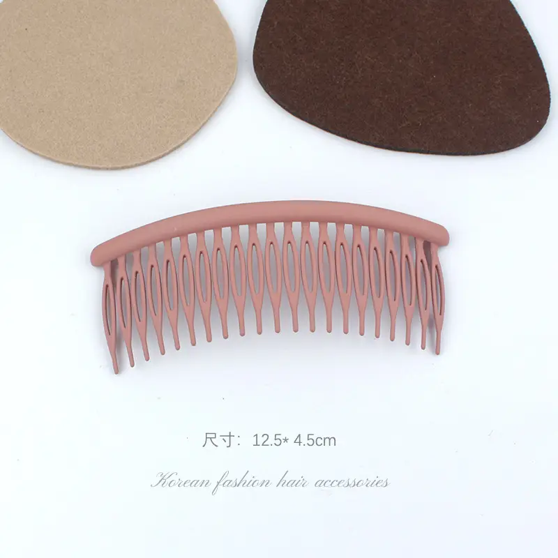Black 21-Tooth Hair Comb for Women's Bangs - Image 10