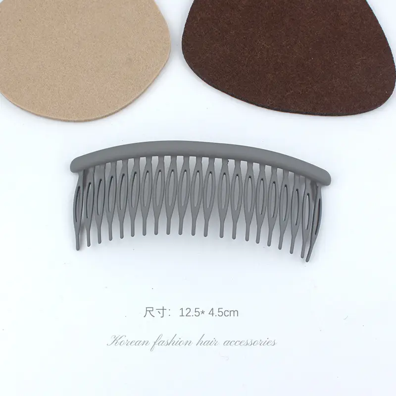 Black 21-Tooth Hair Comb for Women's Bangs - Image 11